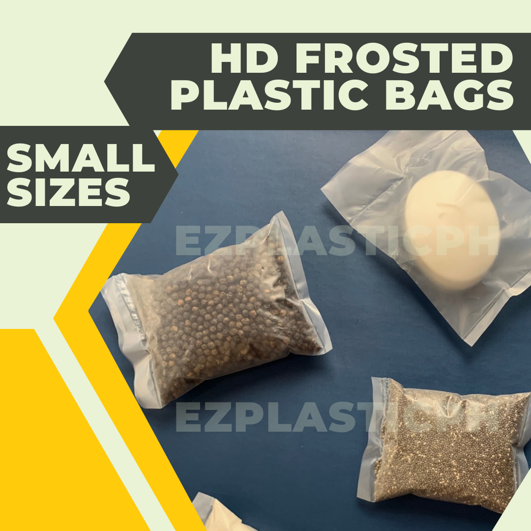 HD Frosted Plastic Bags EZ Plastic Center