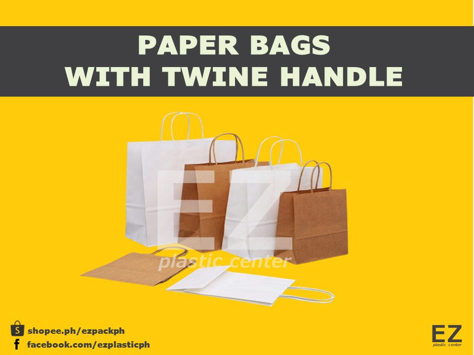 Paper Bag with Twine Handle