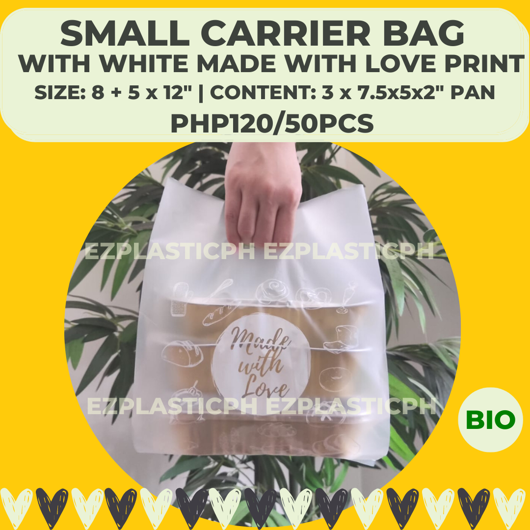 Biodegradable Plastic Carrier Bags with Handle