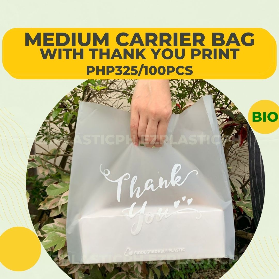 Biodegradable Plastic Carrier Bags with Handle