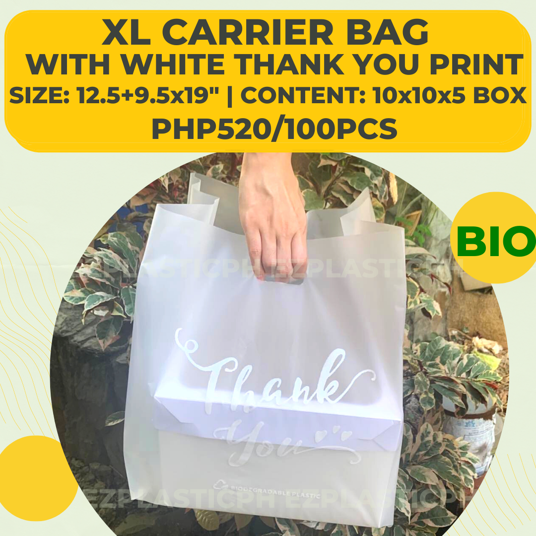 Biodegradable Plastic Carrier Bags with Handle