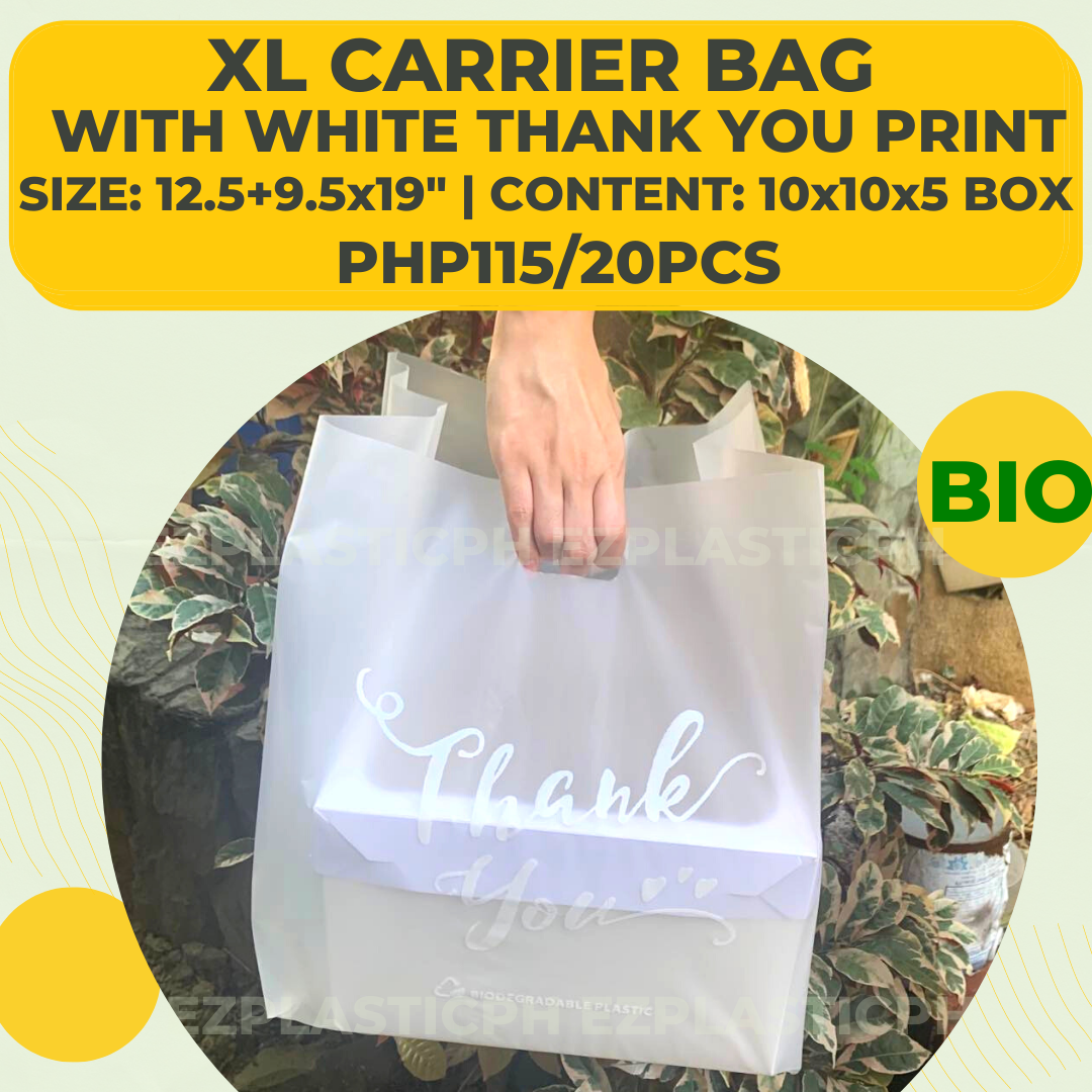 Biodegradable Plastic Carrier Bags with Handle