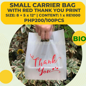 Printed plastic carrier clearance bags wholesale